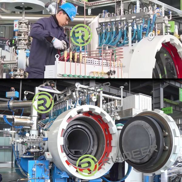 高温真空炉 1550C 最大作業温度と20年の使用寿命 工業用