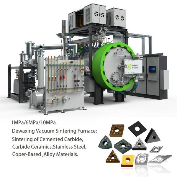 ISO CE認定 高真空炉 三相5線システム 380V 50HZ コントロール 電源 マックス.温度 1600C